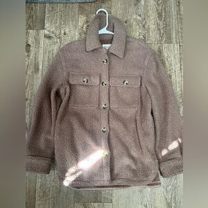 Women’s Abercrombie Sherpa jacket size SMALL